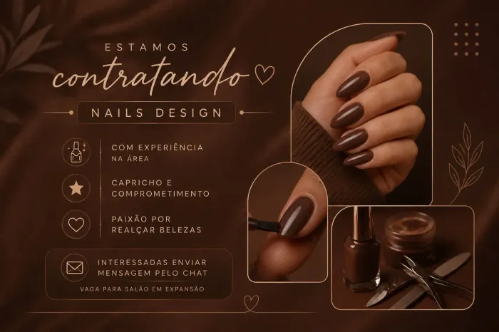 Vaga para nails designer