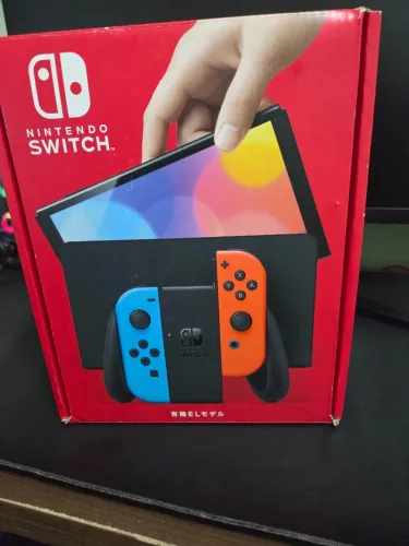 Nintendo SWITCH OLED com controle PRO e jogos