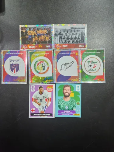 FIGURINHA LEGEND + SELEÇÃO DO BRASIL E ITALIA
