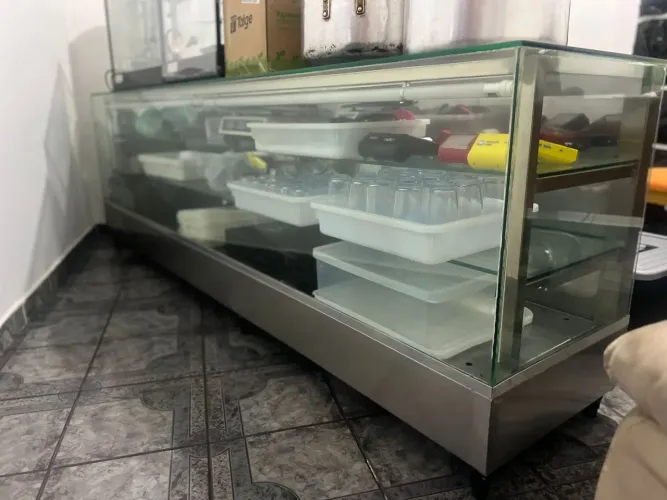 Estufa 3 metros para lanchonete