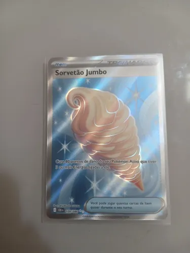 Carta Pokemon Colecionável Sorvetão Jumbo Full Art