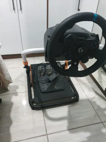 Cockpit + Volante G923 Logitech Completo na Caixa - Perfeito Estado!