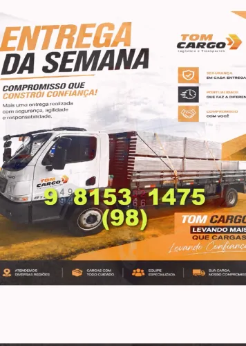 Frete/Transporte de Cargas disponível! Ligue já e garanta seu serviço urgente!