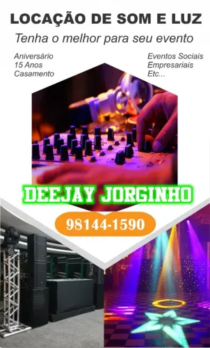 DJ, SOM E ILUMINACAO