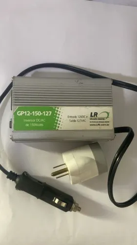 Inversor de Tensão 12V para 127V - 1500 Watts (Excelente p/ Carro, Motorhome ou Solar)