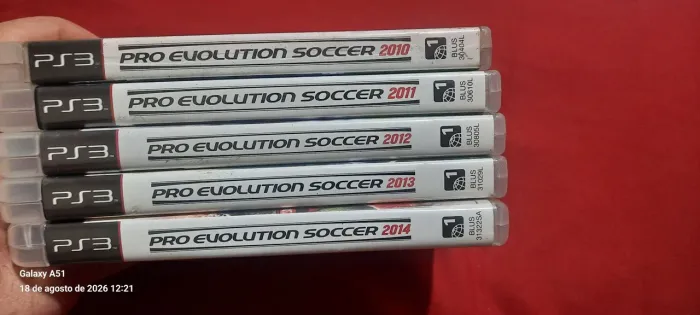 LOTE DE JOGOS PS3 PES OU INDIVIDUAL 