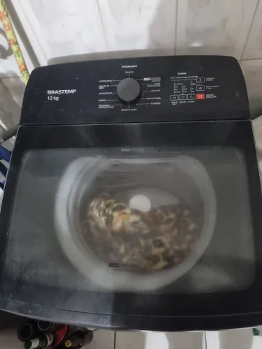 Maquina de lavar brastemp 13kg preta