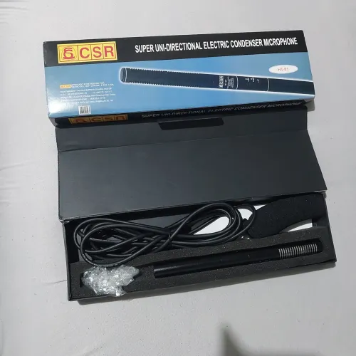 Microfone Csr Ht-81 shotgun condensador Uni-direcional