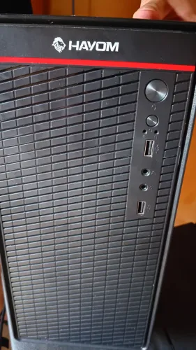Gabinete Office Desktop Pc Placa Micro Atx Compacto