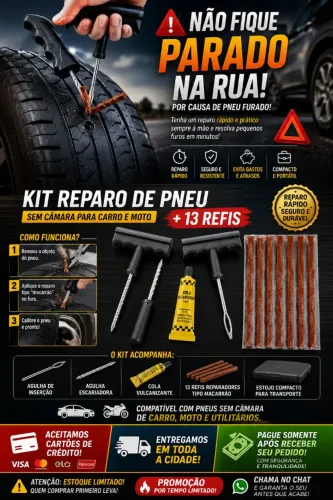 KIT REPARO DE PNEU