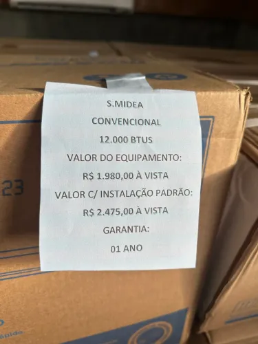 Ar condicionado midea eco master 09.000 btus inverter