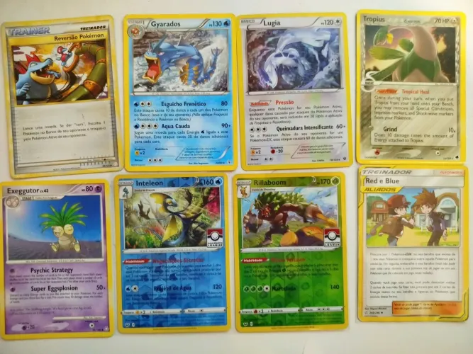 Lote cartas pokémon tcg