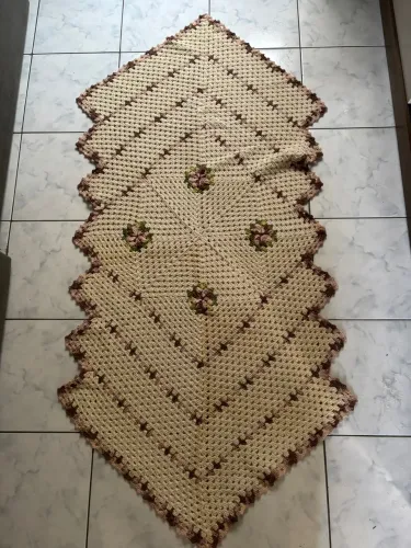 Tapete de crochê