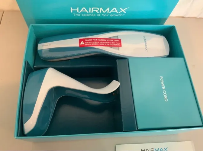 Escova hairmax laser nova para queda de cabelo 