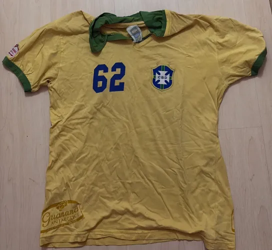 camisa brasil guaraná antártica