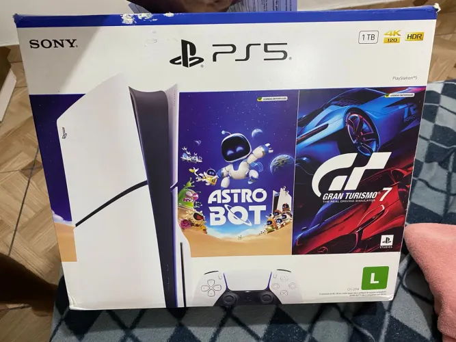 Playstation 5 Slim mídia física 2 controles