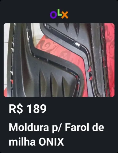 Moldura farol Onix