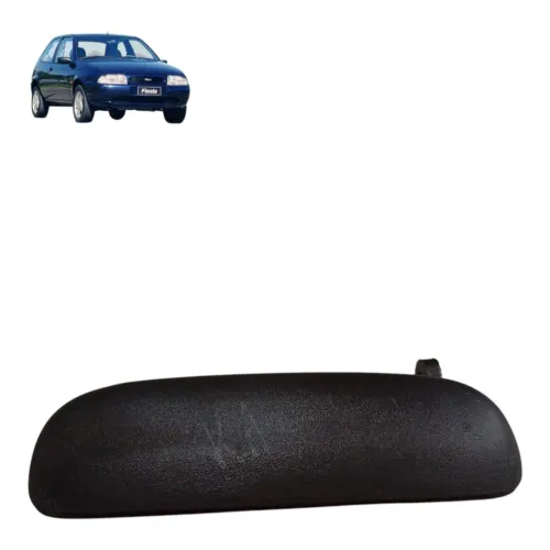 Macaneta Externa Porta Traseira Lado Direito Fiesta S 32376 Preto Traseira