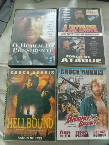 Lote dvds Chuck Norris
