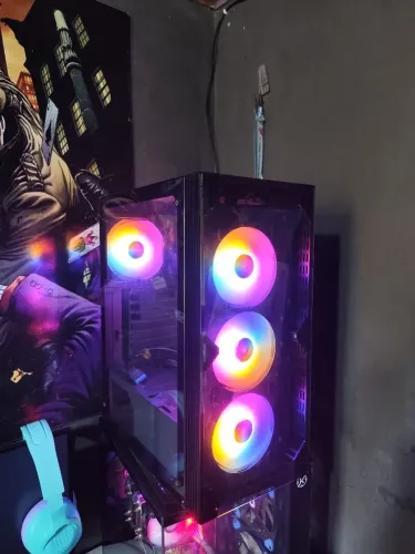 Gabinete gamer com fans Midtower Kmex Asgard