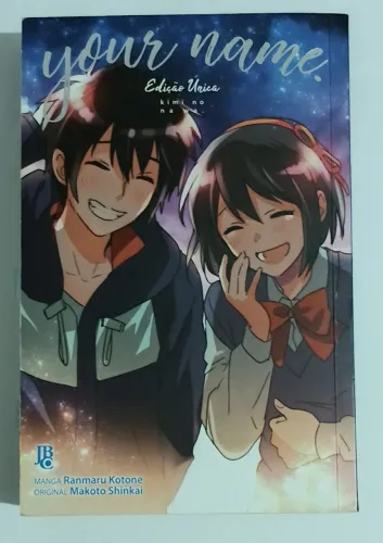 Mangá Your Name Volume Único - Kimi No Na Wa -