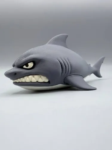 Tubarão Mau-Humorado em Impressão 3D