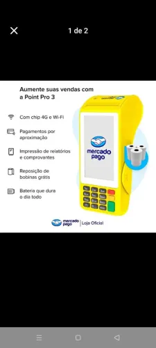 máquina de cartão point pro3 sem aluguel e sem mensalidades completa para seu negócio