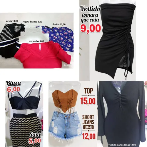 Lote feminino veste 36 ao 40