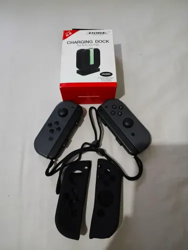 Controle original nintendo switch + charging dock 