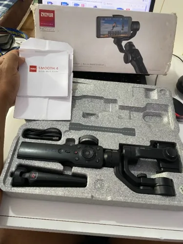 gimbal zhiyun smooth 4 preto