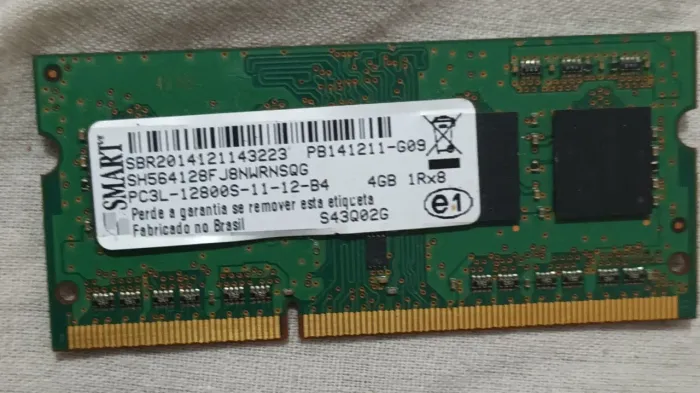 MEMÓRIA RAM DDR3 4GB PRA NOTEBOOKS
