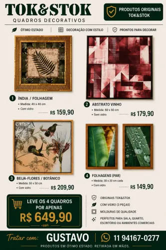 Quadros Tok&Stok