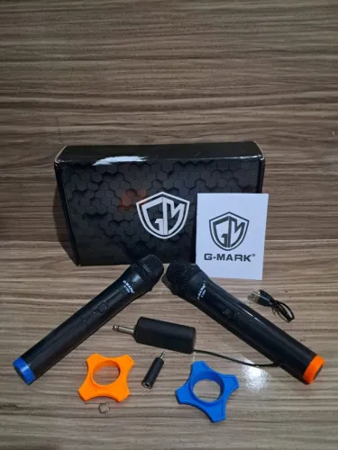 Promoção!!! Kit com 2 microfones sem fio G-Mark X120V