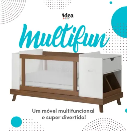 Berço Multifuncional Idea Kids 7 em 1