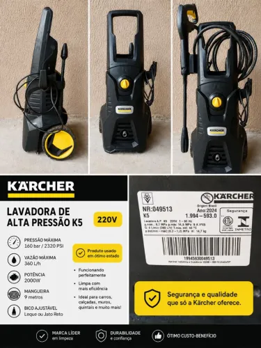 Lavadora de alta pressão Karcher k5 220v