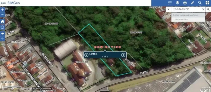 TERRENO no BOM RETIRO com 0 quartos para VENDA, 100 m²