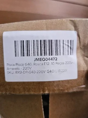 kit 10 lâmpadas G40 rosca E12