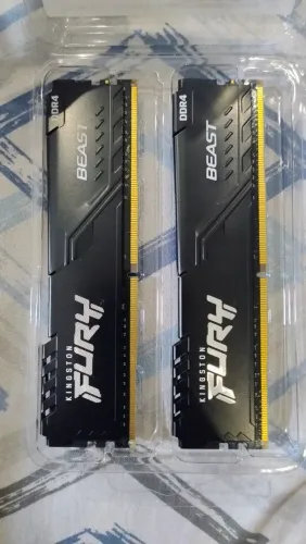 Memória RAM Kingston Fury Beast 16GB (2x8GB) 3200MHz DDR4