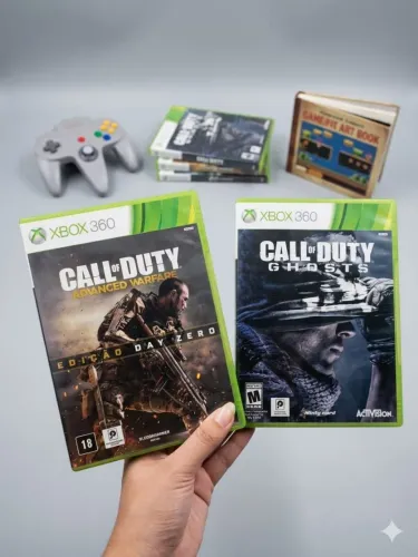 Xbox 360 - Call of Duty Ghosts + Advanced Warfare (Originais)