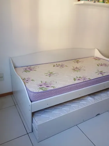 Bicama solteiro branca