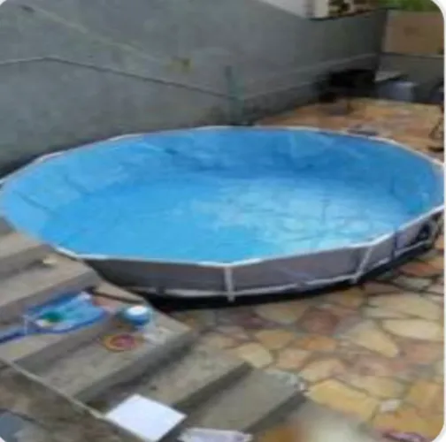Piscina 6503 L com filtro