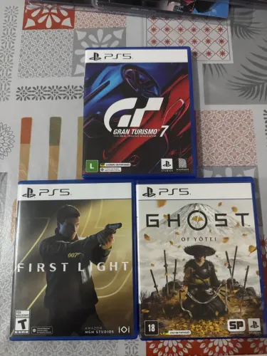 Trio de jogos de PlayStation 5 / ps5