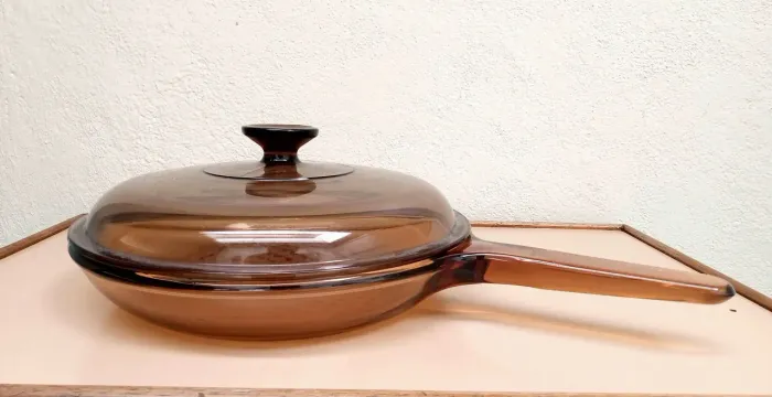 Frigideira de Vidro Vision, Número 10, Com Tampa