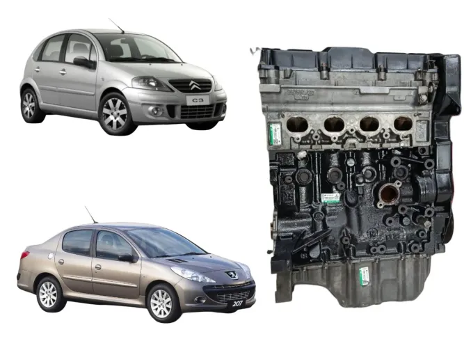 Motor Parcial C3 C4 206 207 1.6 16v FLEX 110cv Revisado com Garantia e Nota Fiscal ?