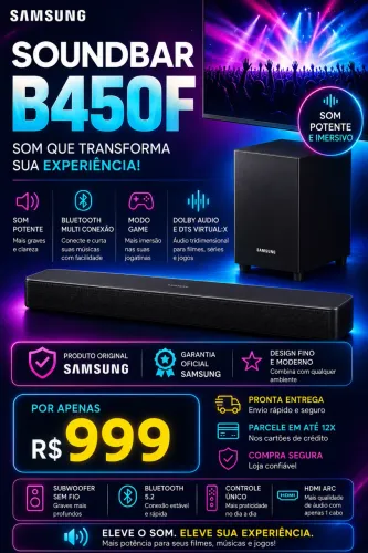 Soundbar Samsung B450F