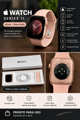 Apple Watch Series 11 42mm Rose Gold NOVO