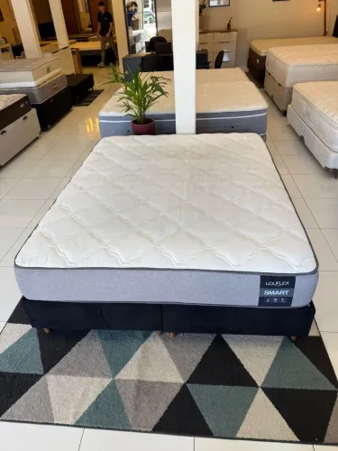 Cama box QUEEN COM COLCHÃO QUEEN SMART - Entrego! 