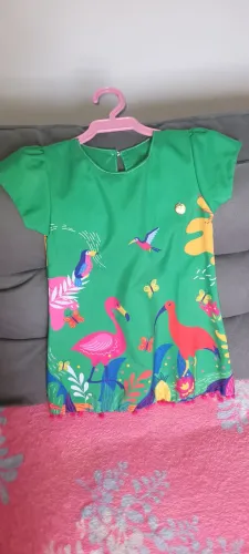 Vestido verde.