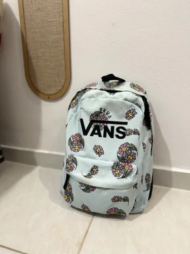 Mochila Vans Girls Realm Floral Blue Glow