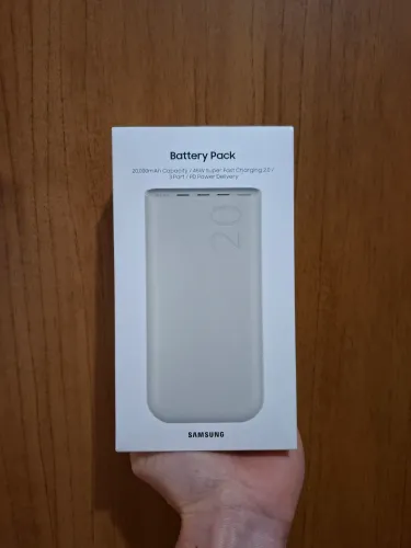 Bateria Portátil Samsung 20.000 mAh 45W Lacrado!